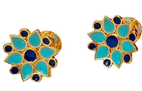 Assamese_Traditional_Thuria_Set_Copper_Stud_Earring_For_Girls_&_Women